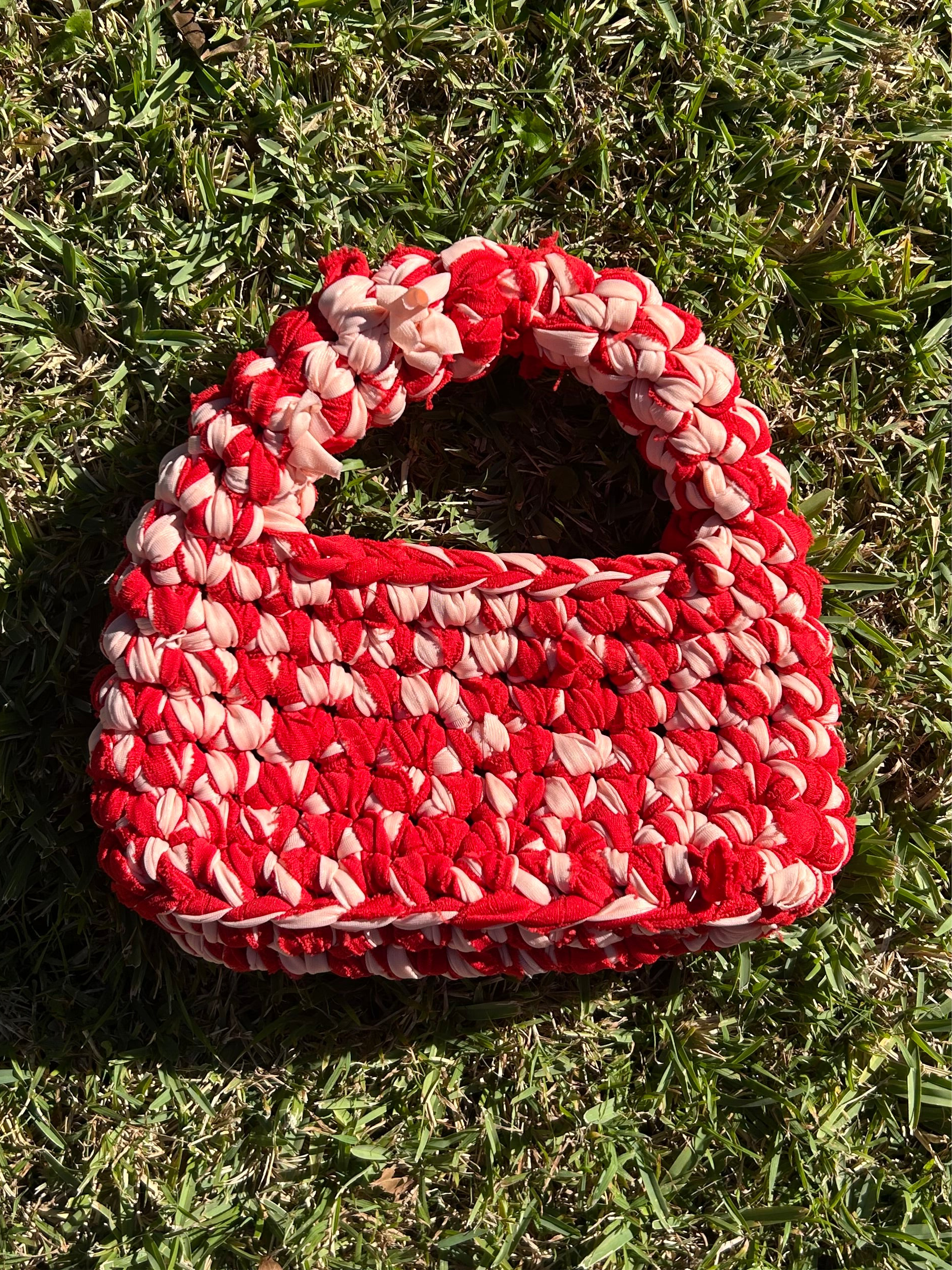 Mini Handle Bag - Red