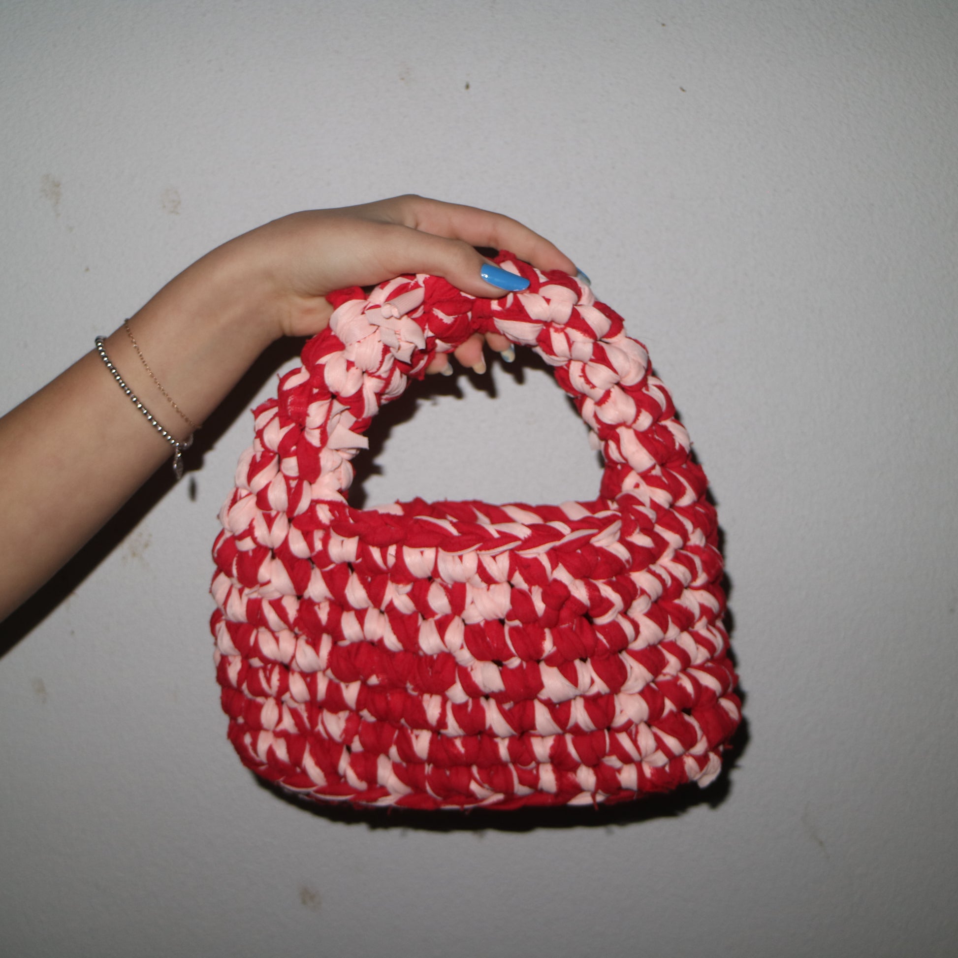 Mini Handle Bag - Red