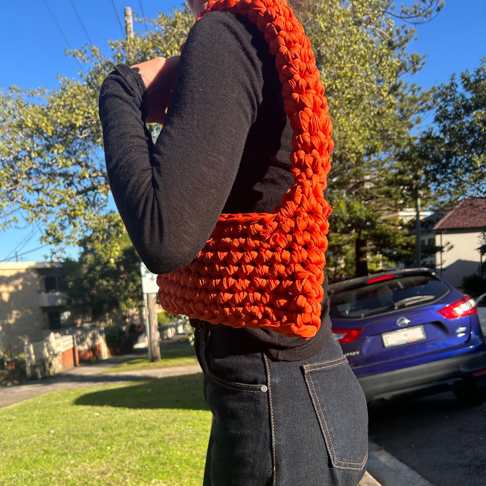Shoulder Bag - Fire Orange