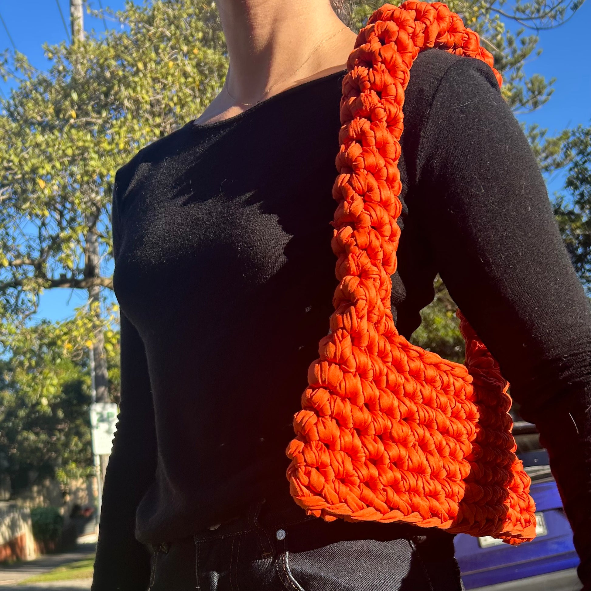 Shoulder Bag - Fire Orange
