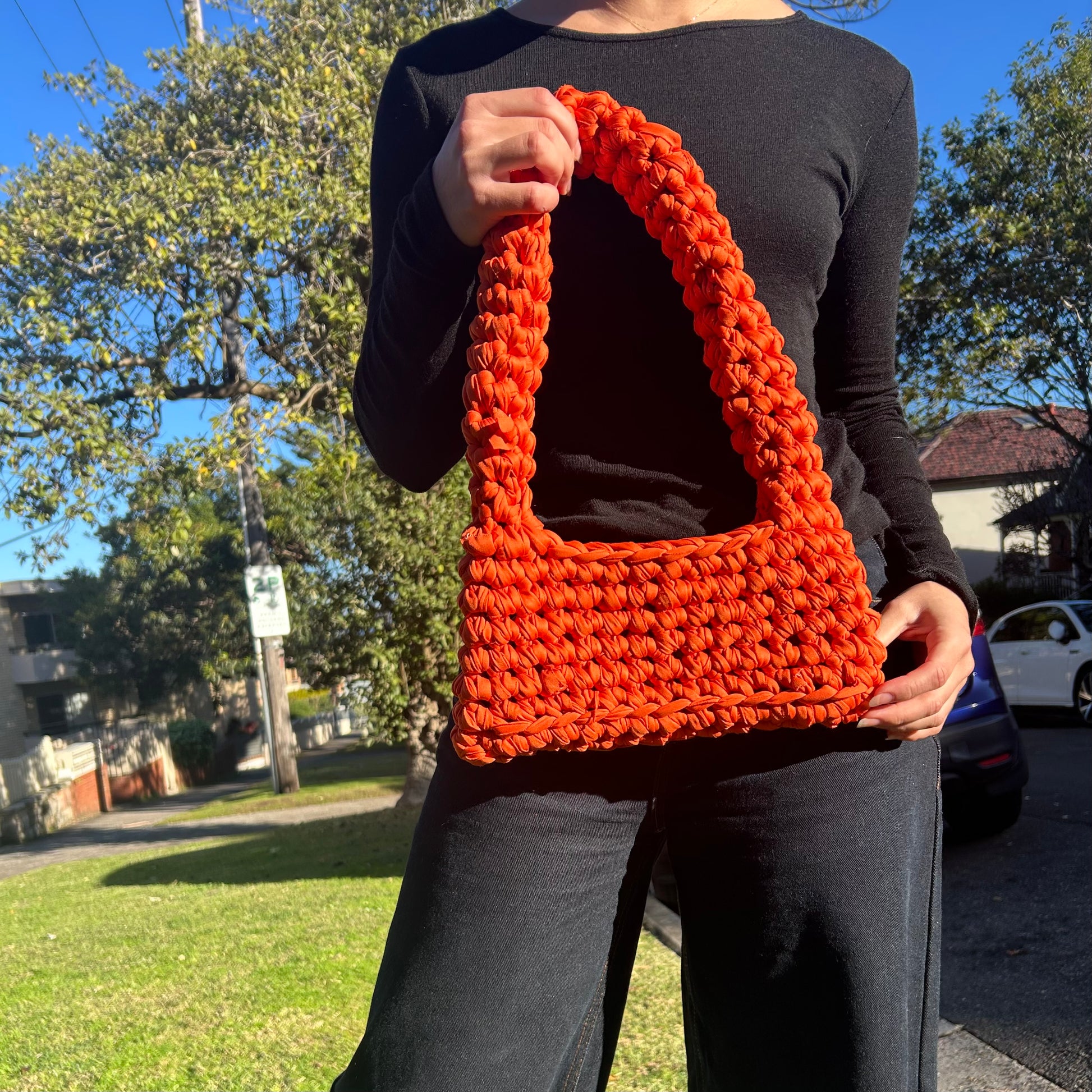 Shoulder Bag - Fire Orange